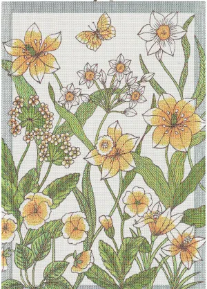 Ręcznik kuchenny tkany - Ekelund - Daffodil - wielkanocny