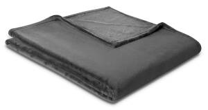 Koc z mikrofibry Biederlack - Soft & Cover - anthrazit
