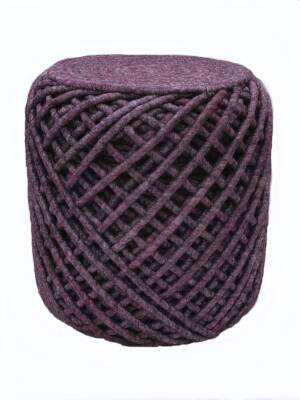 Pufa dekoracyjna Royal purple - Obsession - purpurowa