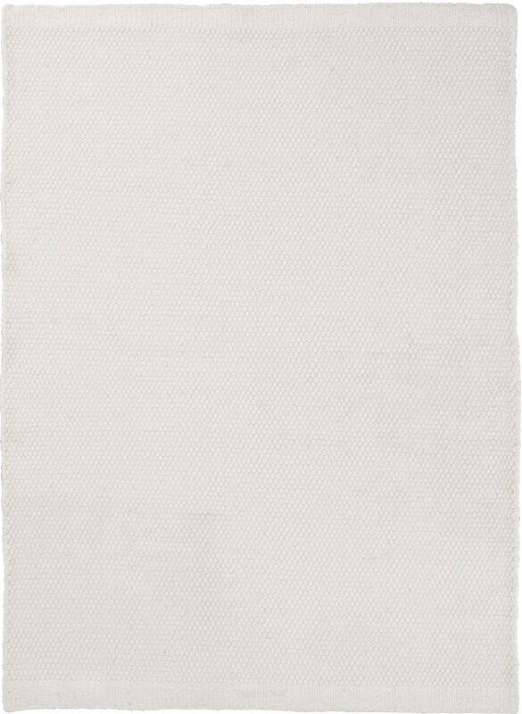 Dywan ASKO White - Linie Design - wełniany - biały naturalny