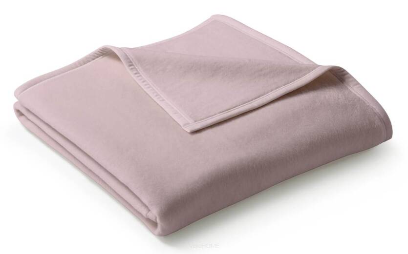 Koc Biederlack - Uno Cotton - rosa - różowy