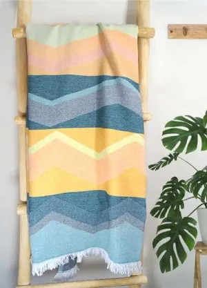 Ręcznik plażowy Pareo Vacation 90x180 - bawełniany - kolorowy