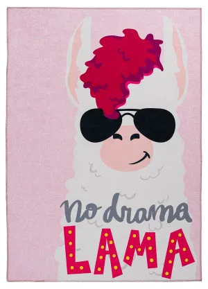 Dywan Torino Kids - No Drama Lama - Obsession - różowy
