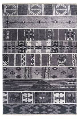 Dywan Ethno grey - ETH 260 grey - Obsession - szary patchwork