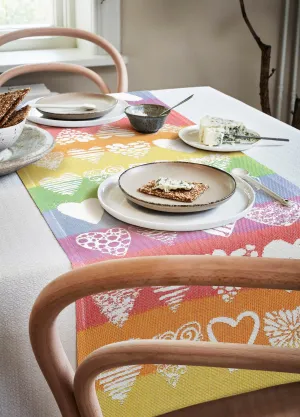 Bieżnik na stół tkany - Ekelund - Pride - bawełniany - kolorowy