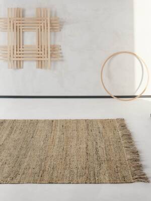 Dywan jutowy Nessa natural 170x240- Linie Design - naturalny - beżowy