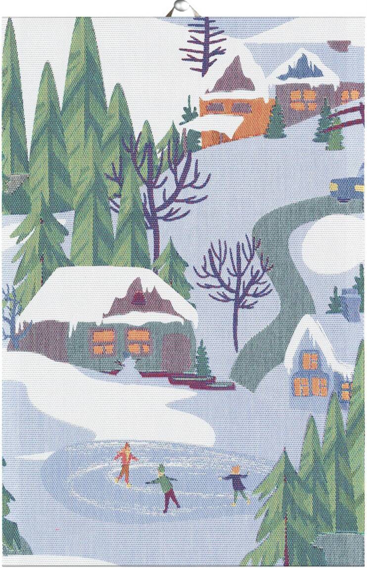 Ręcznik kuchenny tkany - Ekelund - Vinterliv - świąteczny