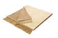 Narzuta na fotel Cotton Cover Salt & Pepper - beige - dwustronna w dwóch odcieniach beżu