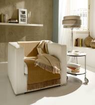 Narzuta na fotel Cotton Cover Salt & Pepper - beige