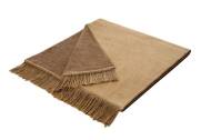 Narzuta na fotel Cotton Cover Salt & Pepper - kamel - dwustronna - dwa odcienie kamel