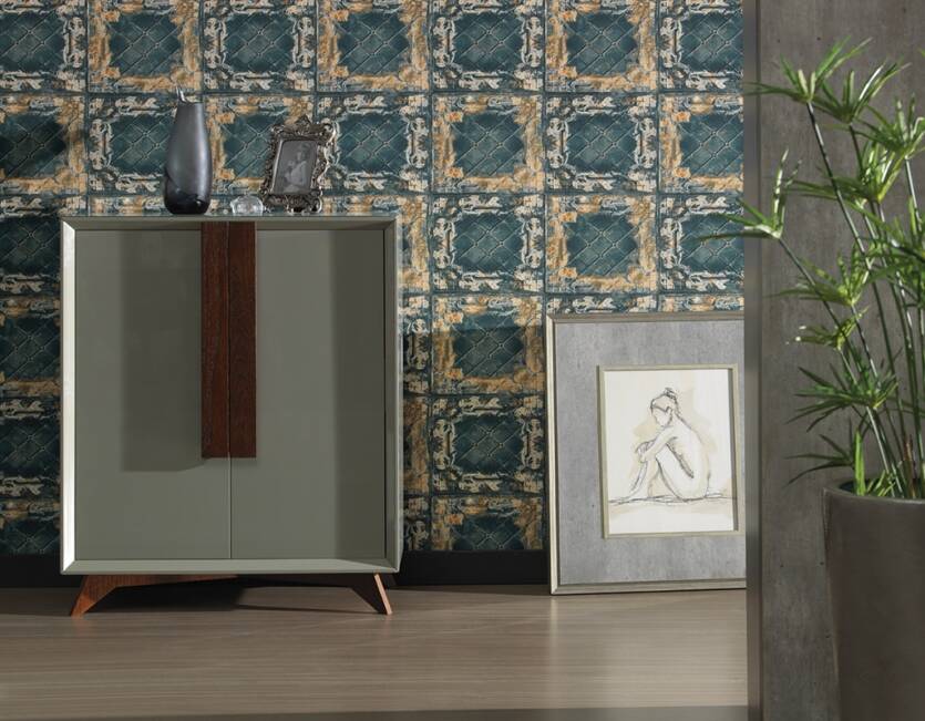 Tapeta tekstylna Karsten Wall Decor - Barroco - bawełniana