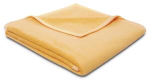 Koc Biederlack - Cotton Pure - 100% bawełna - żółty