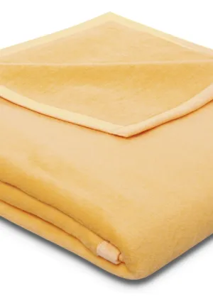 Koc Biederlack - Cotton Pure - 100% bawełna - żółty