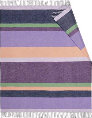 Pled z frędzlami Biederlack - Amuse purple