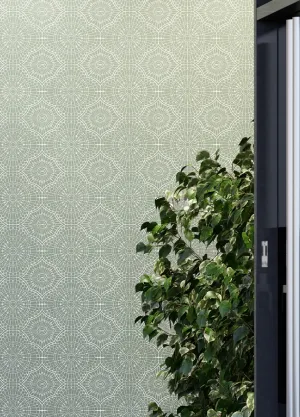 Tapeta tekstylna Karsten Wall Decor - Laconia verde - bawełniana