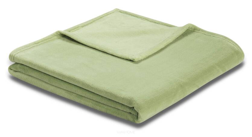Koc z mikrofibry Biederlack - Soft & Cover - mint
