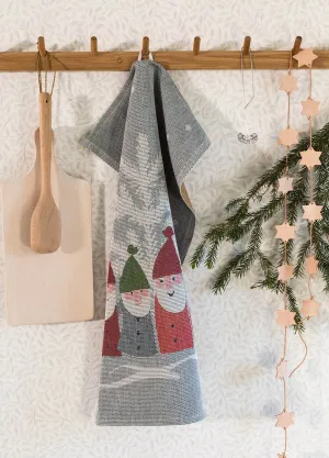 Ręcznik kuchenny tkany - Ekelund - Tomtemöte - świąteczny