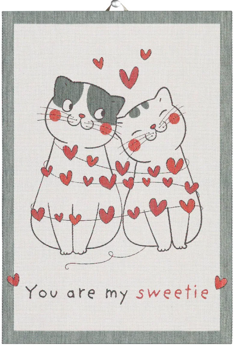 Ręcznik kuchenny tkany - Ekelund - Love of Cats