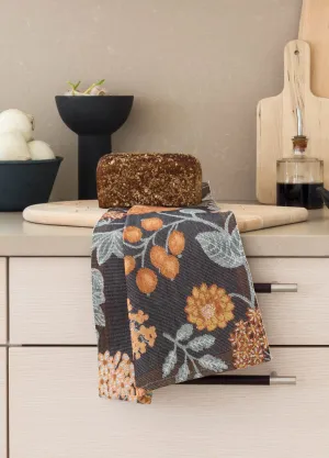 Ręcznik kuchenny tkany - Ekelund - Ottebol - w kwiaty