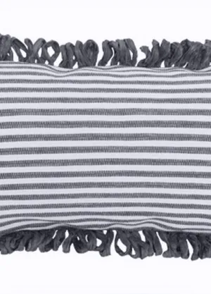 Poduszka dekoracyjna Riscas biało-szara