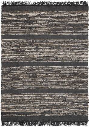 Dywan wełniany Gorm charcoal - Linie Design - ręcznie tkany