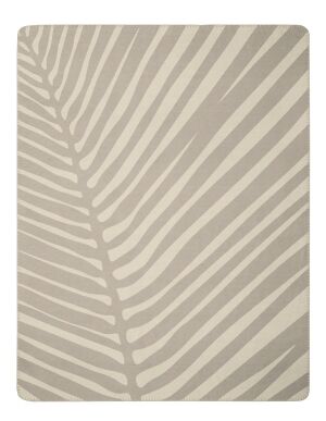 Koc bawełniano-akrylowy Villeroy & Boch Leaf French Linen
