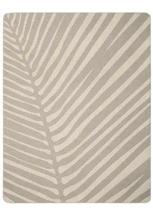 Koc bawełniano-akrylowy Villeroy & Boch Leaf French Linen