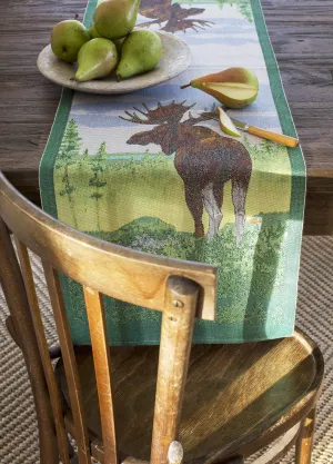 Bieżnik na stół tkany - Ekelund - Moose - z bawełny organicznej