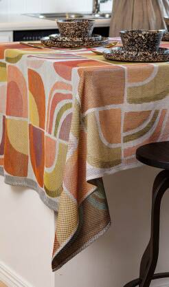 Obrus tkany Ekelund - Mosaic - nowoczesny