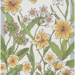 Ręcznik kuchenny tkany - Ekelund - Daffodil - wielkanocny
