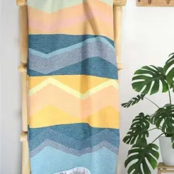 Ręcznik plażowy Pareo Vacation 90x180 - bawełniany - kolorowy