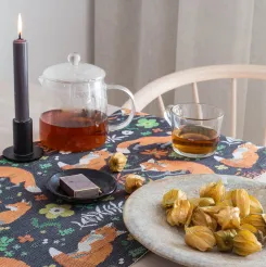 Bieżnik na stół tkany - Ekelund - Rävrike - bawełniany - jesienny