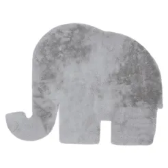 Dywanik dziecięcy - Luna silver - Obsession - w kształcie słonia