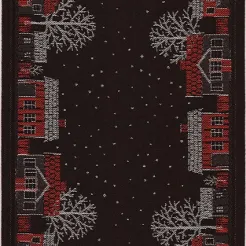 Bieżnik świąteczny tkany - Ekelund - Julstad - z bawełny organicznej