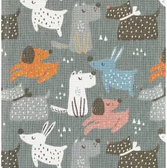 Ręcznik kuchenny tkany - Ekelund - Hundar - z psami