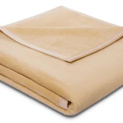 Koc Biederlack - Cotton Pure - 100% bawełna - beżowy